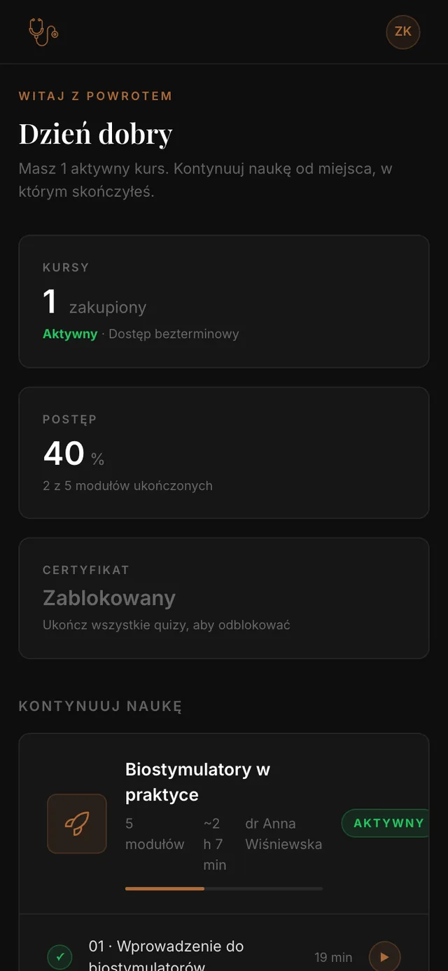 Dr Janiszewski LMS: A Course Platform of His Own